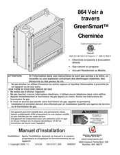 Travis Industries GreenSmart 864 Manuel D'installation