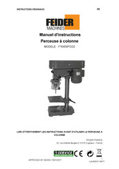 FEIDER Machines F16450FCD2 Manuel D'instructions