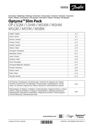 Danfoss Optyma Slim Pack OP-LSQM Instructions