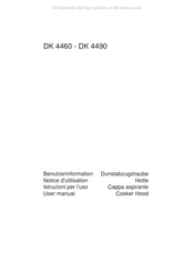 AEG DK 4490 Notice D'utilisation