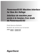 Hypertherm Powermax 85 Mode D'emploi