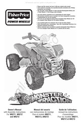 Fisher-Price POWER WHEELS MONSTER TRACTION W6213 Guide De L'utilisateur