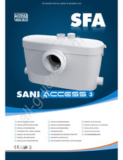 SFA SANI ACCESS 3 Notice D'installation