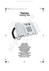 Topcom Fidelity 160 Mode D'emploi