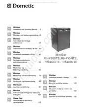 Dometic MiniBar RH430NTE Instructions De Montage Et De Service
