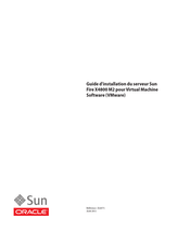 Oracle Sun Fire X4800 M2 Guide D'installation