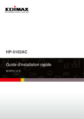 Edimax HP-5102AC Guide D'installation Rapide