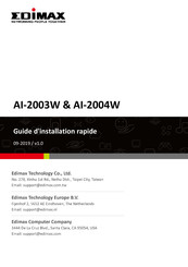 Edimax AI-2004W Guide D'installation Rapide
