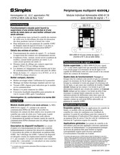Simplex 4090-9118 Guide Rapide