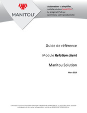 Momentum Manitou Guide De Référence