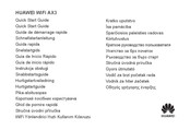 Huawei WiFi AX3 Guide De Démarrage Rapide