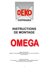 DeKo OMEGA Instructions De Montage