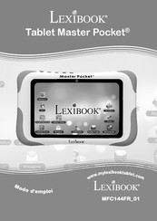 LEXIBOOK Tablet Master Pocket MFC144FR 01 Mode D'emploi