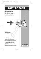 Porter Cable PCL180RS Manuel D'instructions