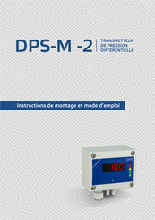 Sentera Controls DPS-M-4K0-2 Instructions De Montage Et Mode D'emploi