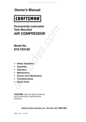 Craftsman 919.724130 Mode D'emploi