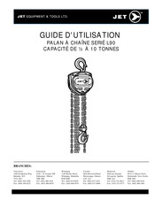 Jet EQUIPMENT & TOOLS L90 Serie Guide D'utilisation