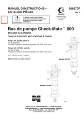 Graco Check-Mate 800 Manuel D'instructions