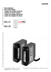 Leuze BCL 22 Mode D'emploi