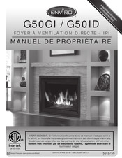 Enviro G50ID Manuel Du Propriétaire