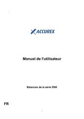 Accurex DSK Serie Manuel De L'utilisateur