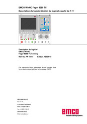 emco WinNC Fagor 8055 TC Instructions