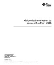 Sun Fire V440 Guide D'administration