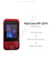 riptunes MP-1874 Mode D'emploi