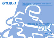 Yamaha SR400 Manuel Du Propriétaire