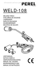 Perel Tools WELD-108 Notice D'emploi