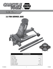 Napa CARLYLE TOOLS 791-6420B Mode D'emploi