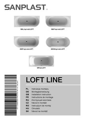 SANPLAST WAL-kpl-mb/LOFT Instructions De Montage