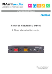 Ramiaudio CDM201 Manuel Utilisateur