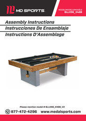 MD SPORTS BLL096 048B Instructions D'assemblage