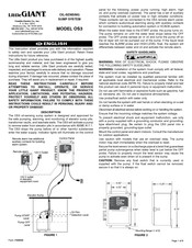 Franklin Electric Little Giant OS3-9ENH Feuille D'instructions