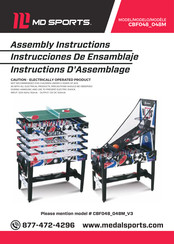 MD SPORTS CBF048 048M Instructions D'assemblage