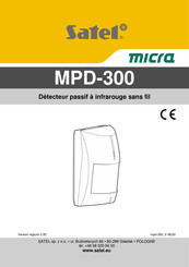 Satel micra MPD-300 Guide Rapide