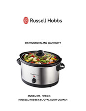 Russell Hobbs RHSS75 Mode D'emploi