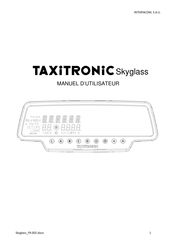 Interfacom TAXiTRONiC Skyglass Manuel D'utilisateur