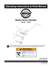 Omega Lift Equipment 46000 Instructions D'utilisation Et Manuel De Pièces