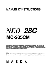 Maeda MC-285CM Manuel D'instructions