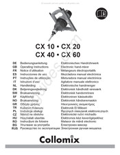 Collomix CX 40 Notice D'utilisation