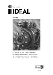 BOMBAS IDEAL RFI 32-16/2 Notice D'utilisation Et D'entretien