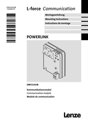 Lenze POWERLINK EMF2191IB Instructions De Montage