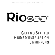 Rio 600 Guide D'installation
