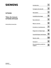 Siemens SITRANS WFS320 Instructions De Service