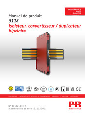 PR electronics 3118 Manuel De Produit