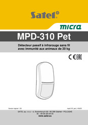 Satel micra MPD-310 Guide Rapide