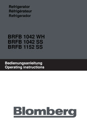 Blomberg BRFB 1042 WH Mode D'emploi