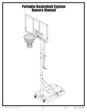 SPALDING Ultimate Hybrid Jr Portable Basketball System Mode D'emploi